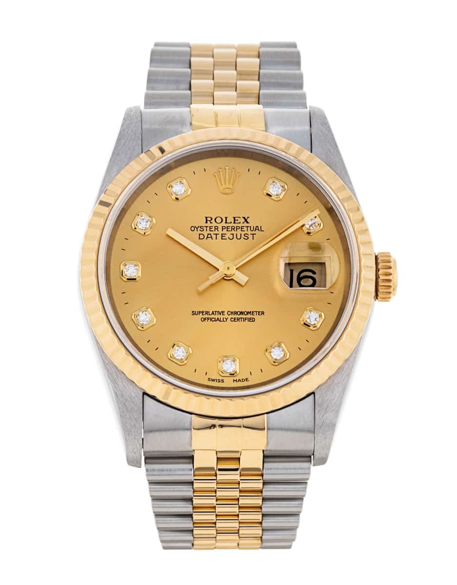 Rolex oyster perpetual datejust superlative chronometer officially certified 16233 best sale